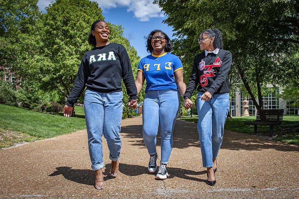 Community and connection is important to members of the National Pan-Hellenic Council. Members find strong support systems with current undergraduate and graduate members of their organization. 