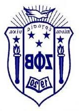 Zeta Phi Beta crest